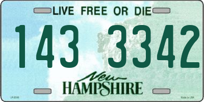 NH license plate 1433342