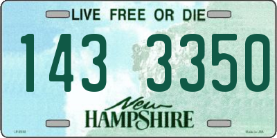 NH license plate 1433350