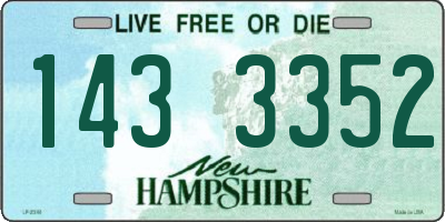 NH license plate 1433352