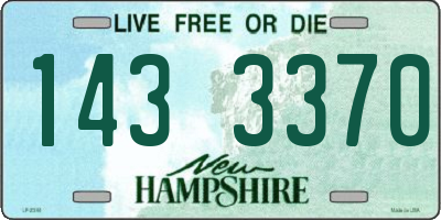 NH license plate 1433370