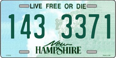 NH license plate 1433371