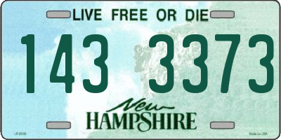 NH license plate 1433373