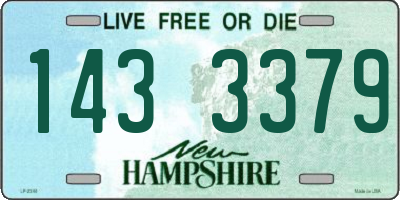 NH license plate 1433379