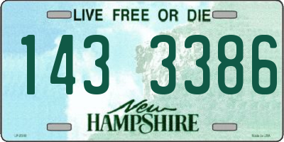 NH license plate 1433386