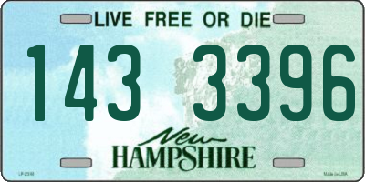 NH license plate 1433396