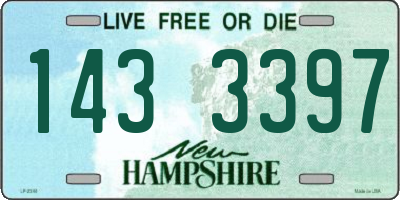 NH license plate 1433397