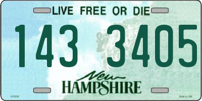 NH license plate 1433405