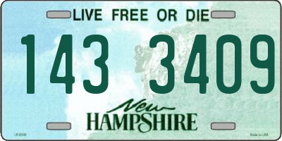 NH license plate 1433409