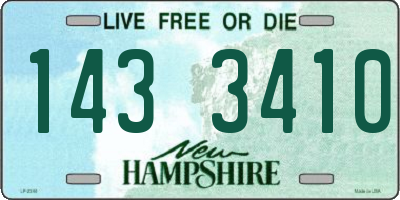 NH license plate 1433410