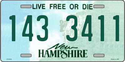 NH license plate 1433411