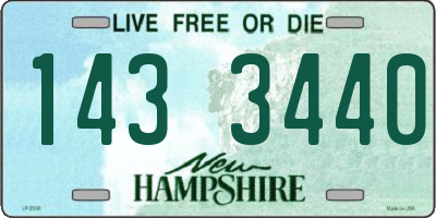 NH license plate 1433440