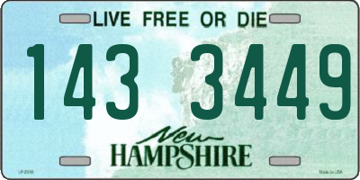 NH license plate 1433449