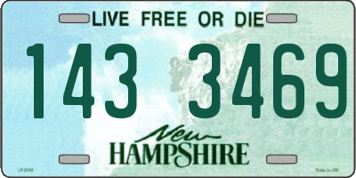 NH license plate 1433469