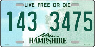 NH license plate 1433475
