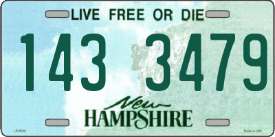 NH license plate 1433479