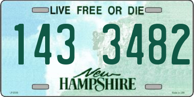 NH license plate 1433482