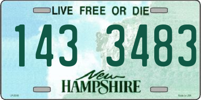 NH license plate 1433483