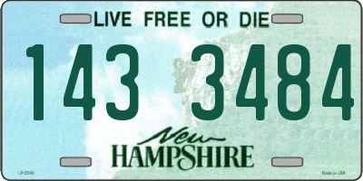 NH license plate 1433484
