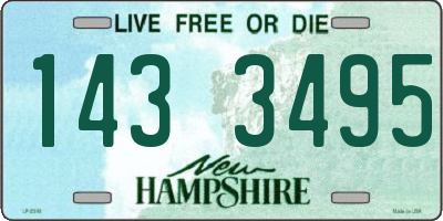 NH license plate 1433495