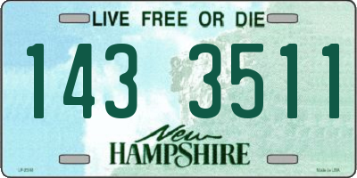 NH license plate 1433511
