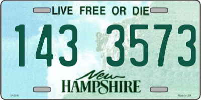 NH license plate 1433573