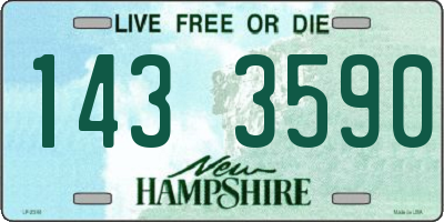 NH license plate 1433590