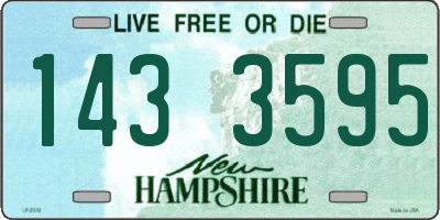 NH license plate 1433595