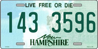 NH license plate 1433596