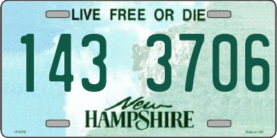 NH license plate 1433706