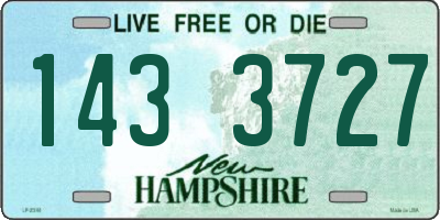 NH license plate 1433727