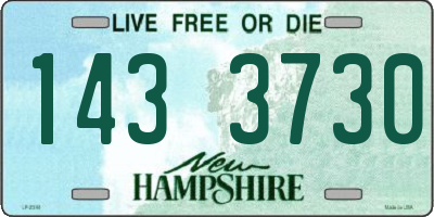 NH license plate 1433730