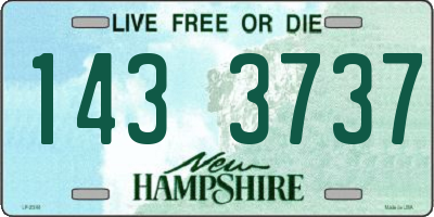 NH license plate 1433737