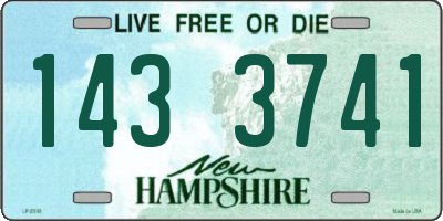NH license plate 1433741
