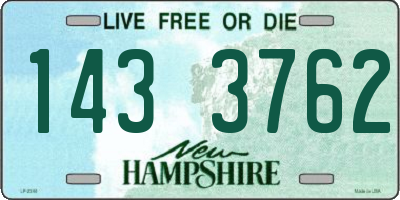 NH license plate 1433762