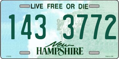 NH license plate 1433772