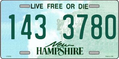 NH license plate 1433780