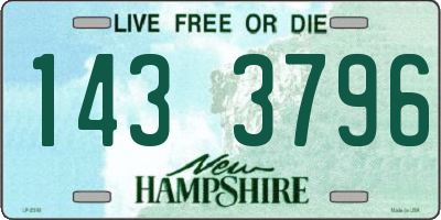 NH license plate 1433796