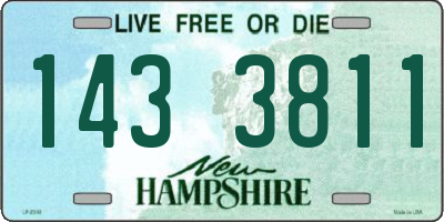 NH license plate 1433811