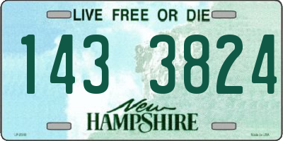NH license plate 1433824