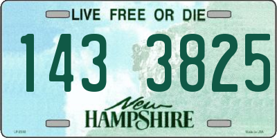 NH license plate 1433825