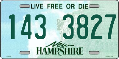 NH license plate 1433827