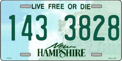 NH license plate 1433828