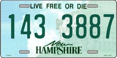 NH license plate 1433887