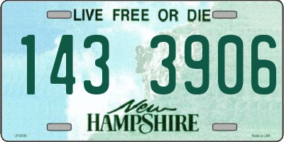 NH license plate 1433906