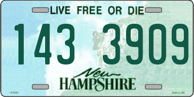NH license plate 1433909