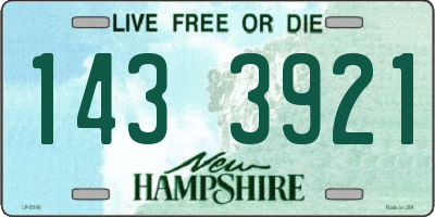 NH license plate 1433921