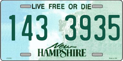 NH license plate 1433935