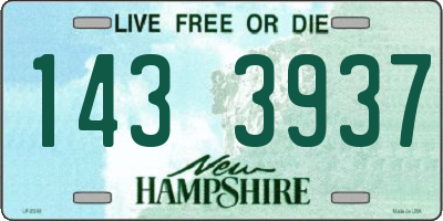 NH license plate 1433937
