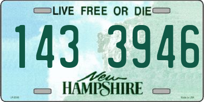 NH license plate 1433946