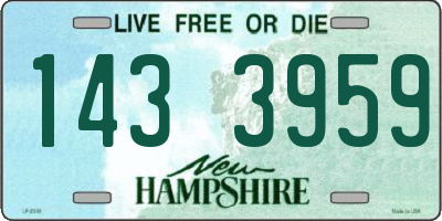NH license plate 1433959